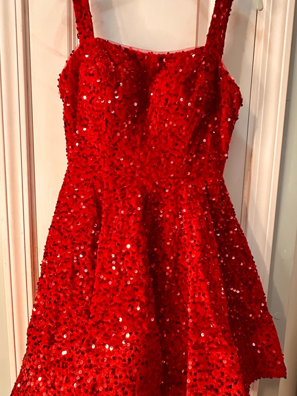 Red Sequin Party Dress size 2